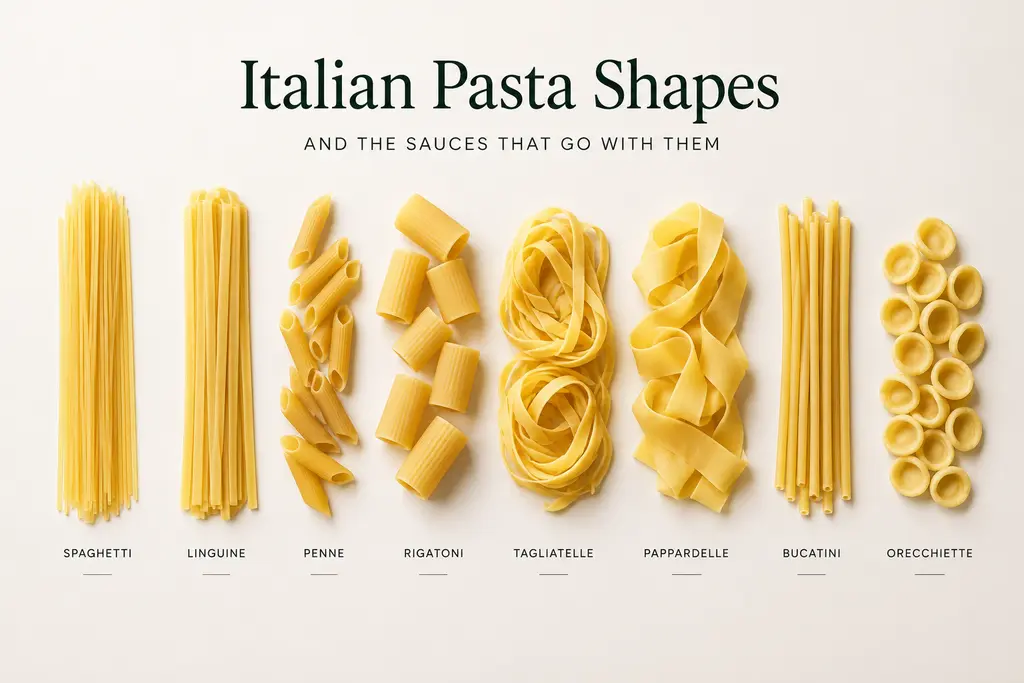 Italian Pasta Shapes and Sauces